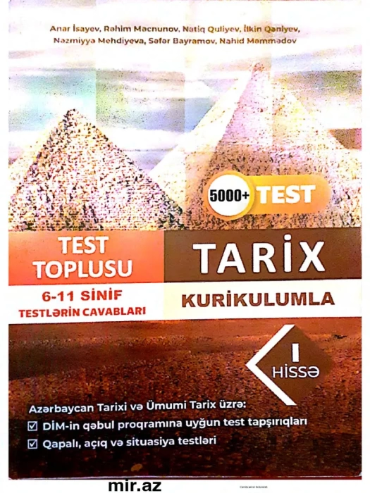 Ümumi Tarix 5000 sual 1-ci hissə